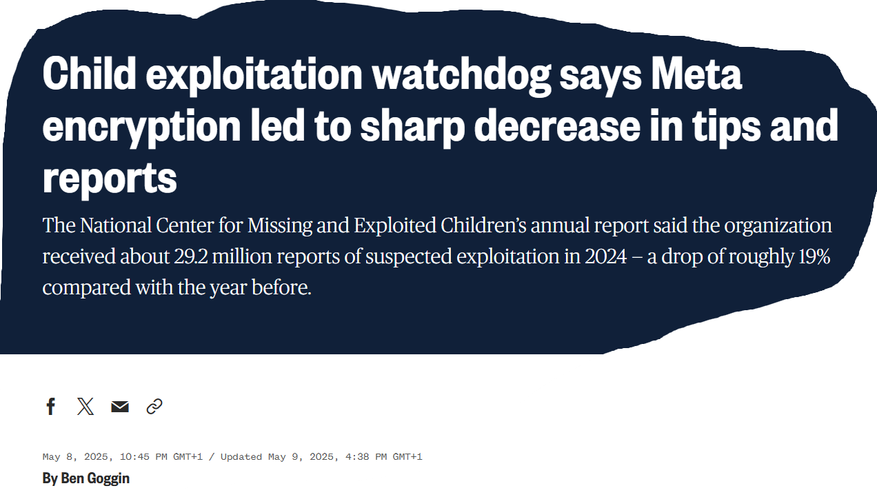 Meta's Encryption Spin: Are They Protecting Kids or Predators?